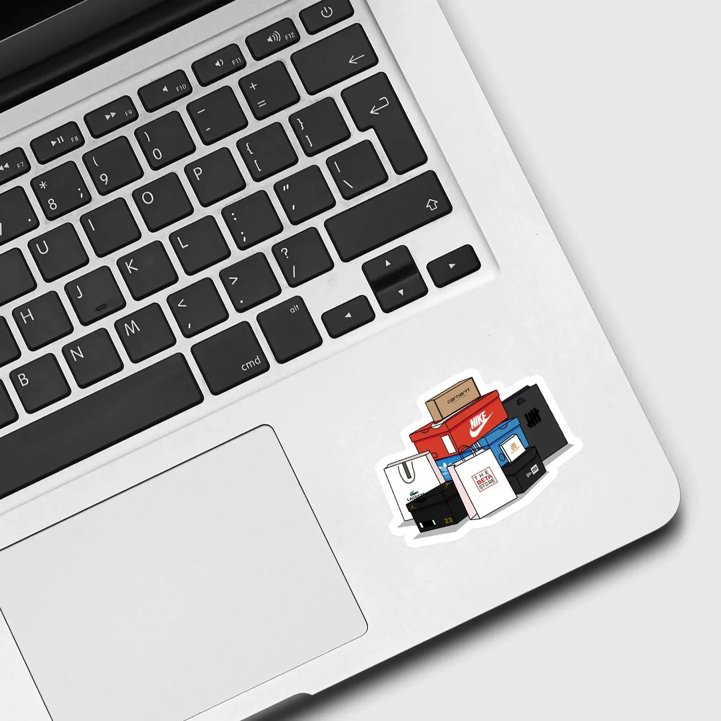 Shoe Boxes Illustration Sticker