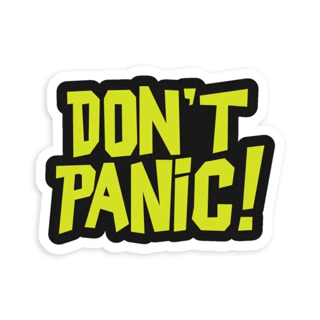 Dont Panic Sticker