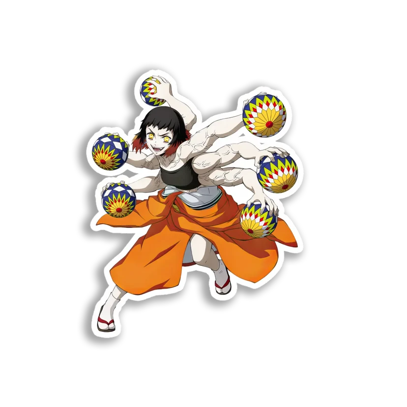 Multi-Armed Ball Juggler Sticker