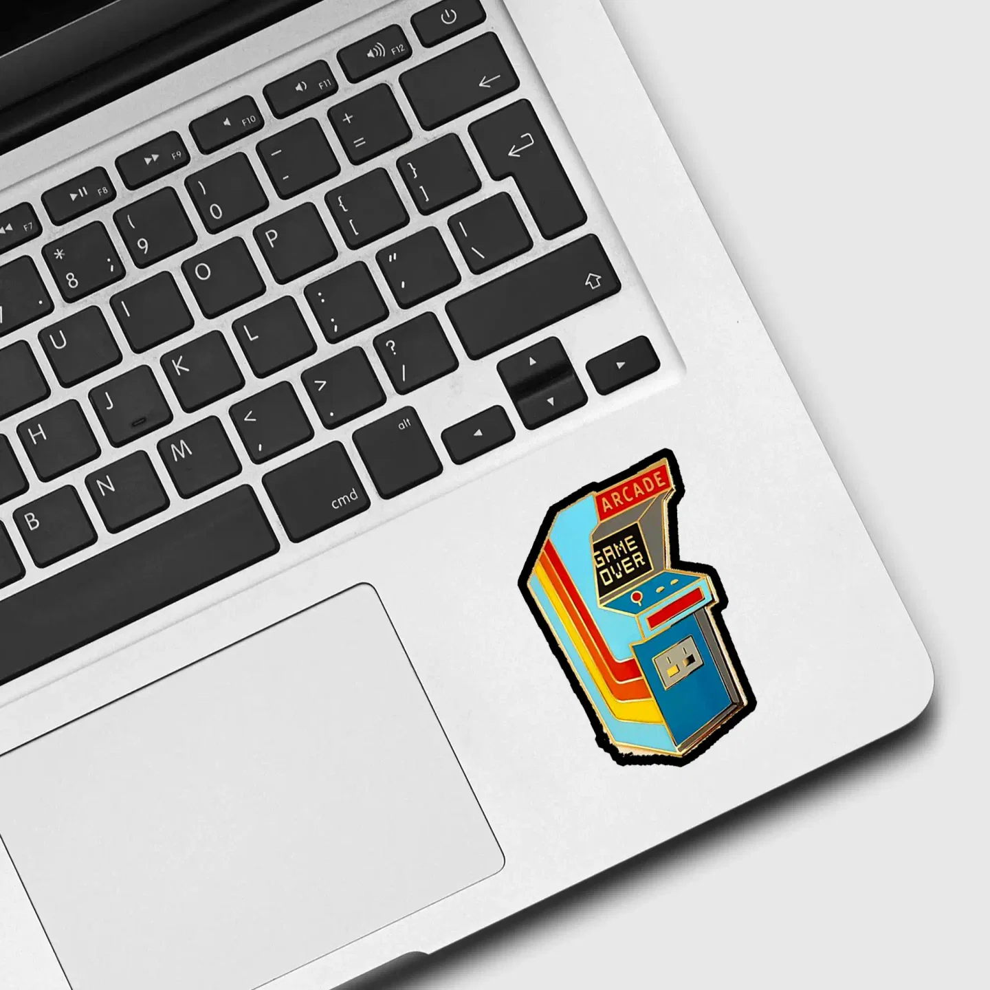 Retro Arcade Game Cabinet Sticker