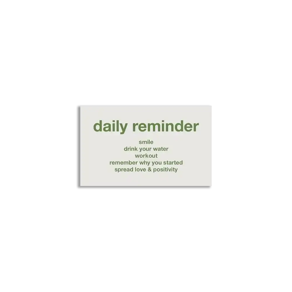 Daily reminder motivational inspirational Sticker