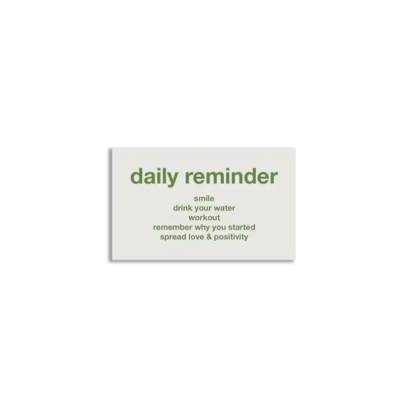 Daily reminder motivational inspirational Sticker