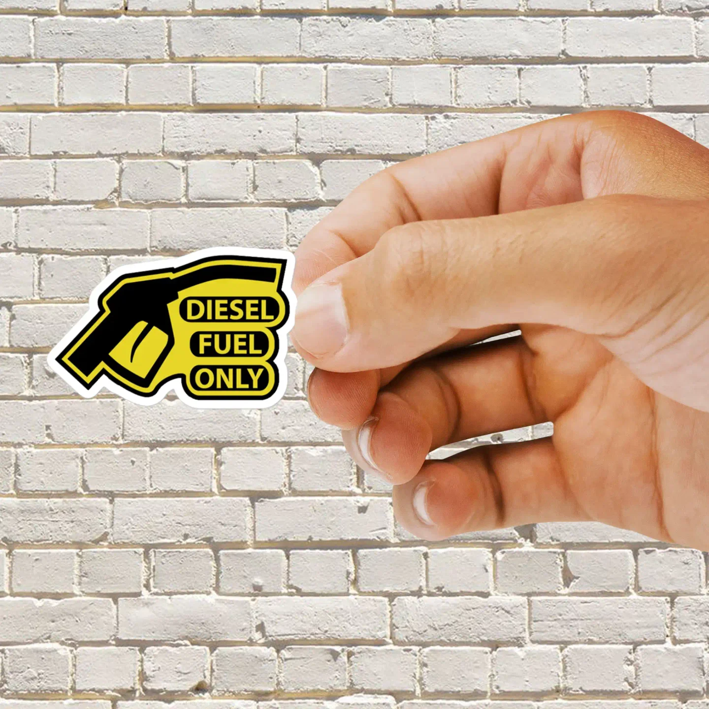 Diesel Only Sticker