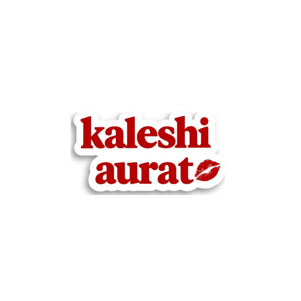 Kaleshi Aurat Sticker