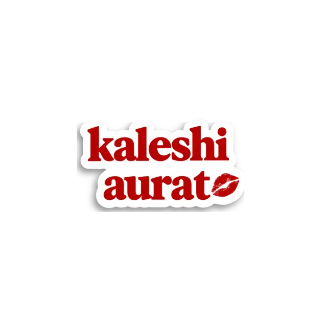 Kaleshi Aurat Sticker