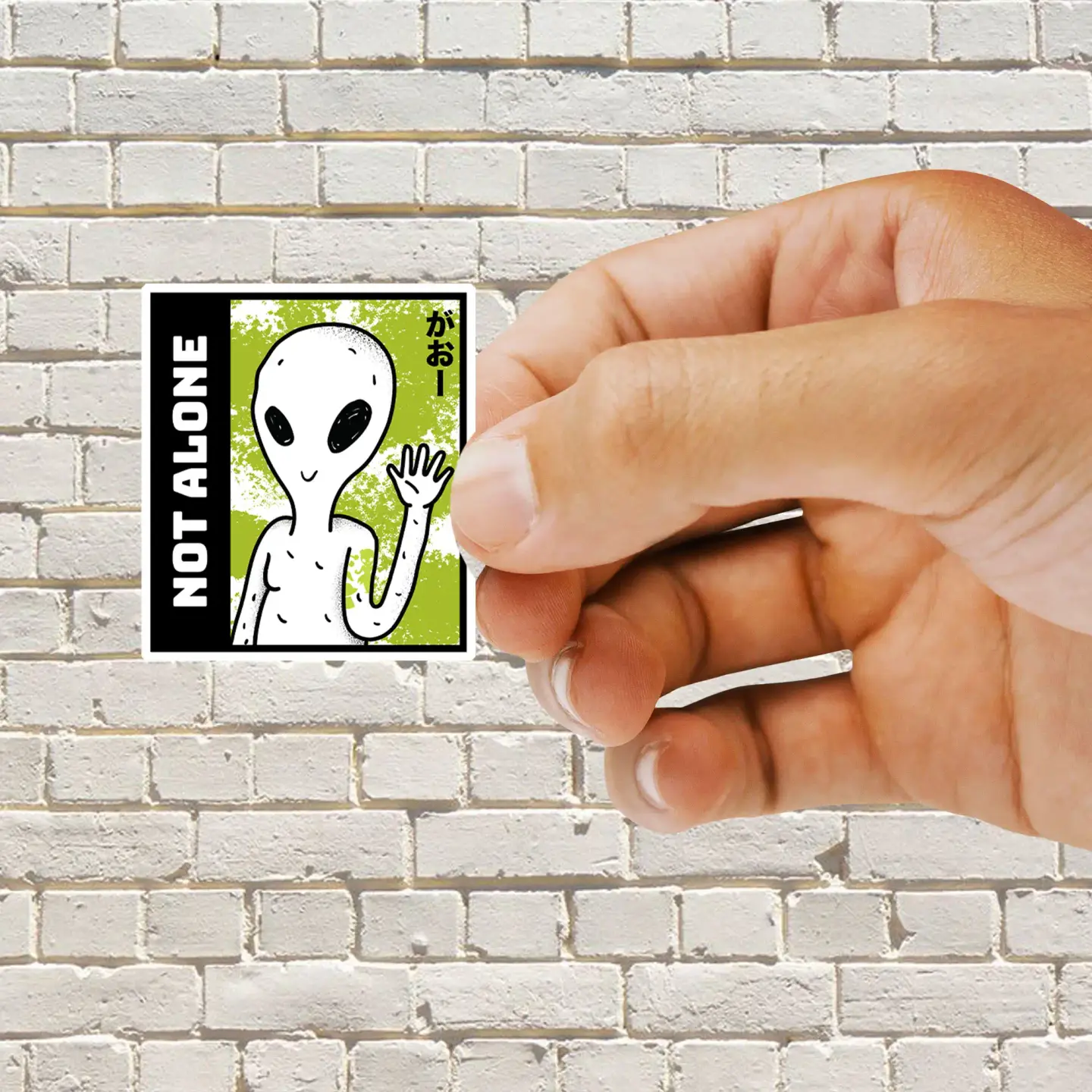 Not Alone Sticker