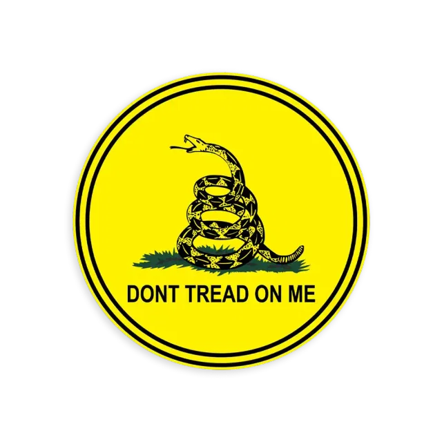 Dont Tread on me circle Sticker