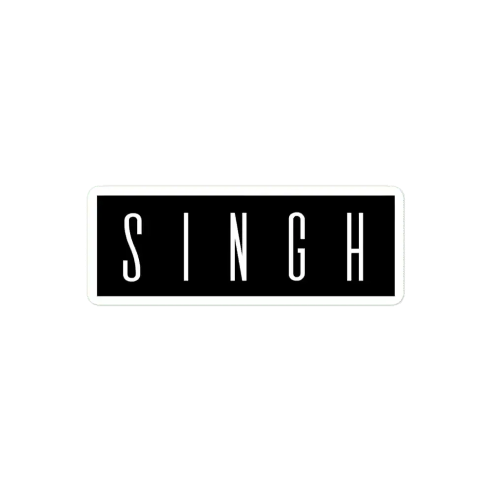 Singh Sticker