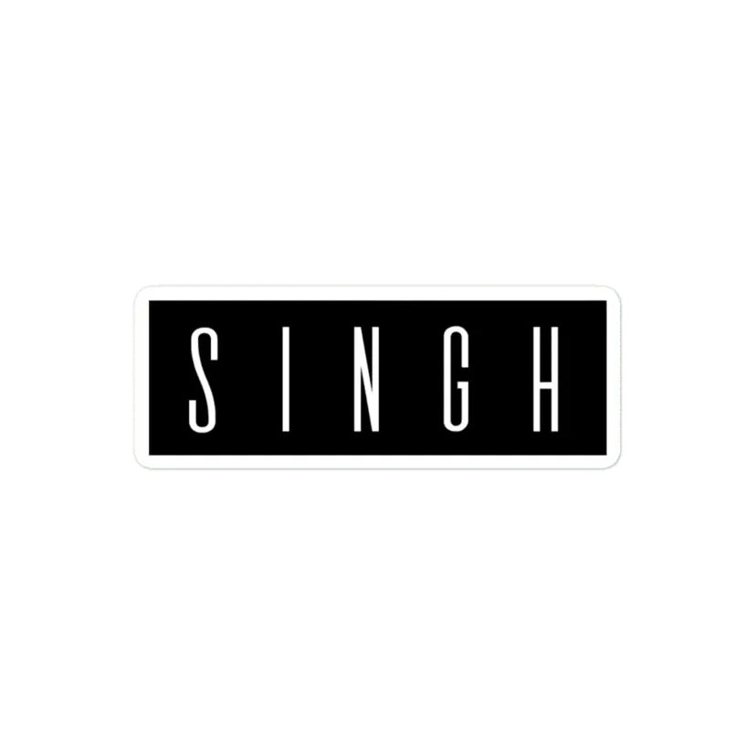 Singh Sticker