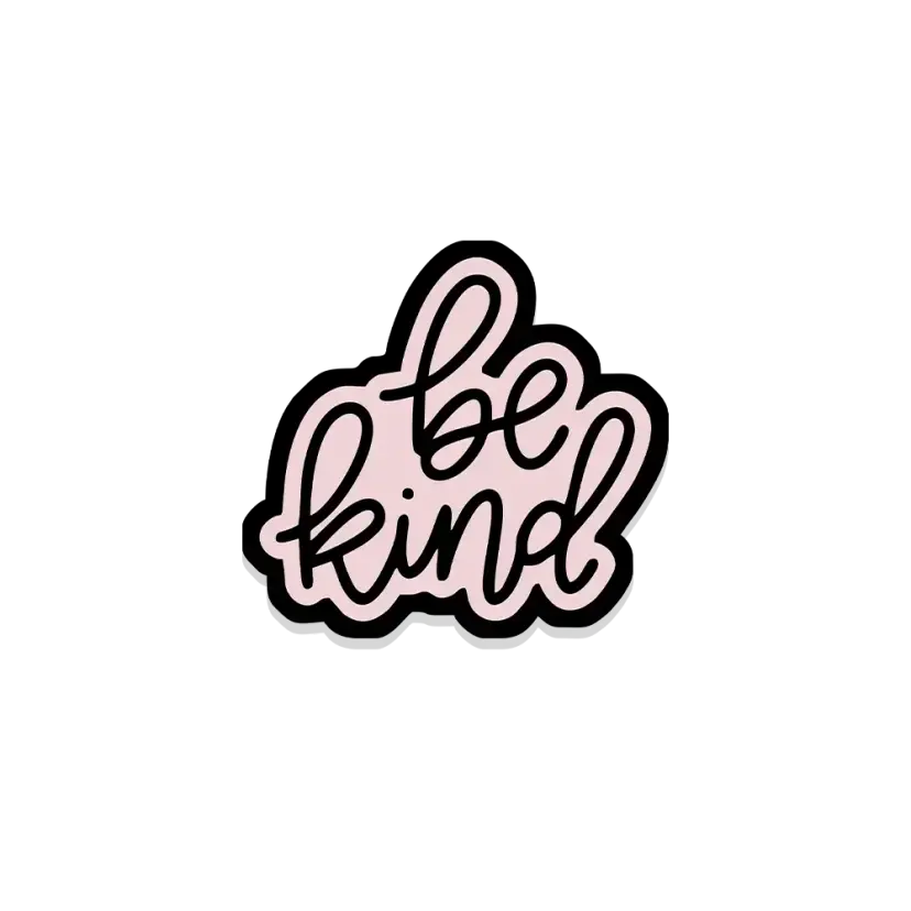 Pink Be Kind Sticker