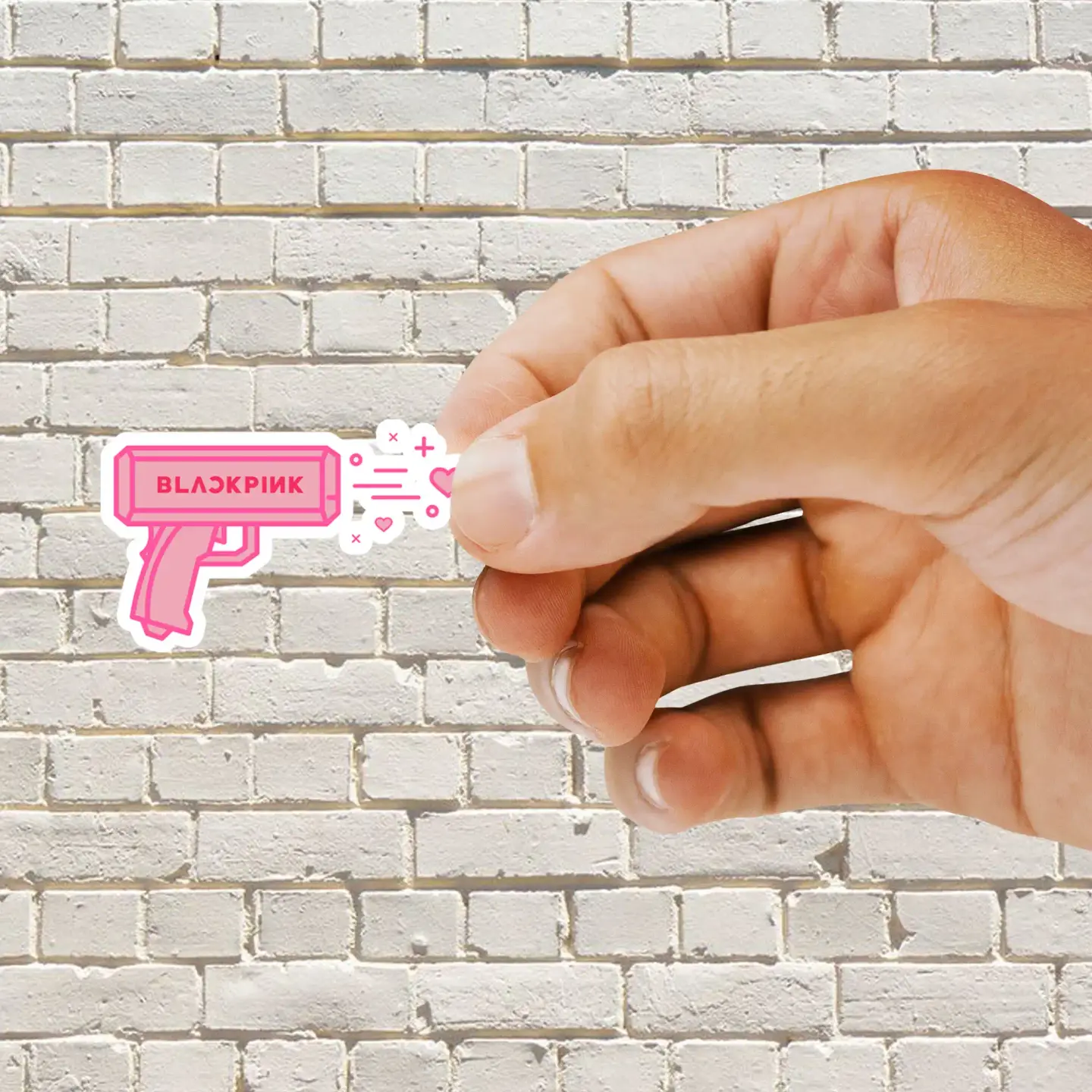 BlackPink Pink Gun Sticker Sticker