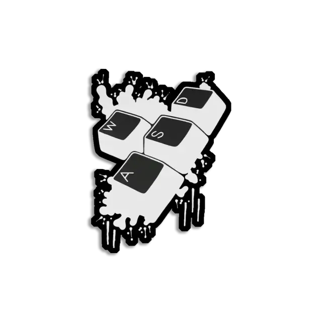 WASD Sticker
