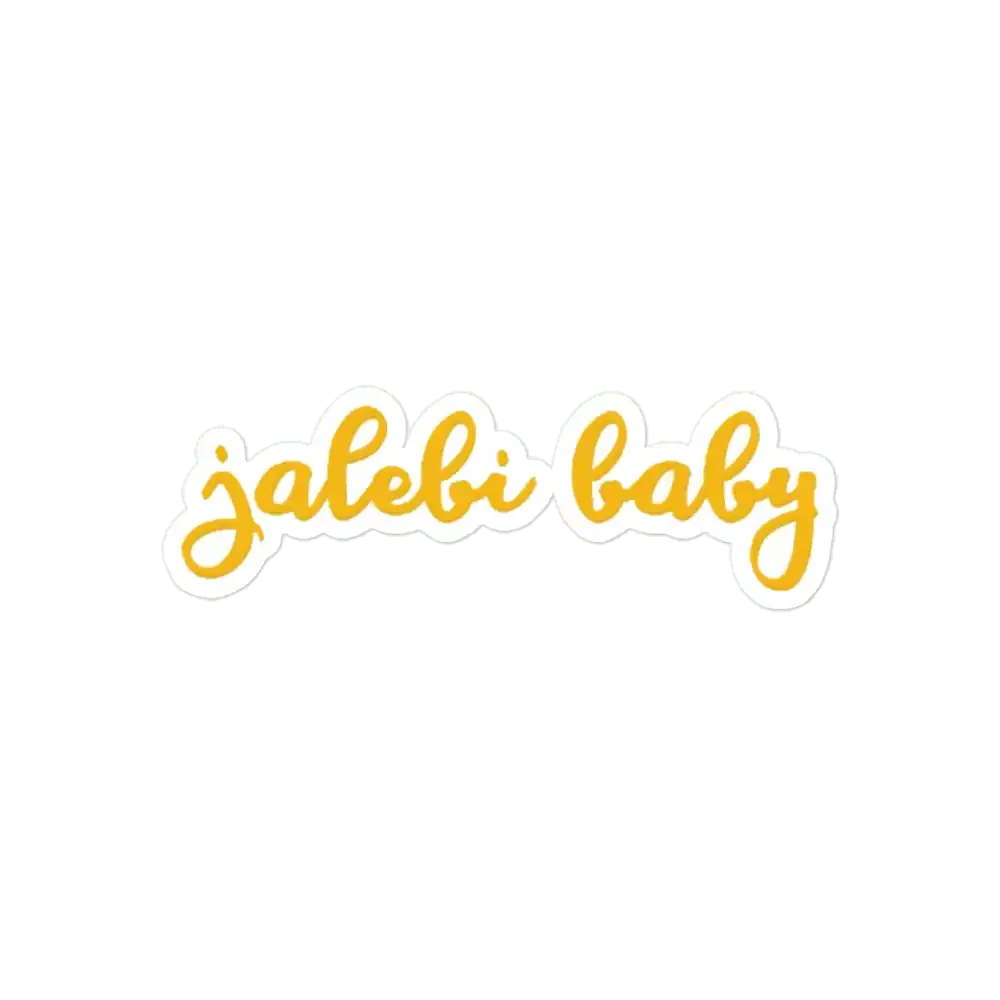 Jalebi Baby Desi Art Sticker