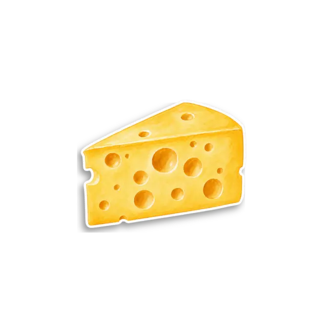 Cheese Sticker