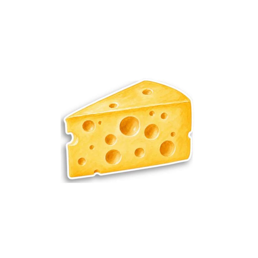 Cheese Sticker