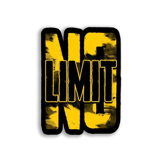 No Limit Car Sticker