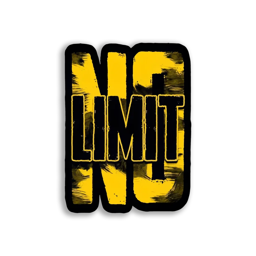 No Limit Car Sticker