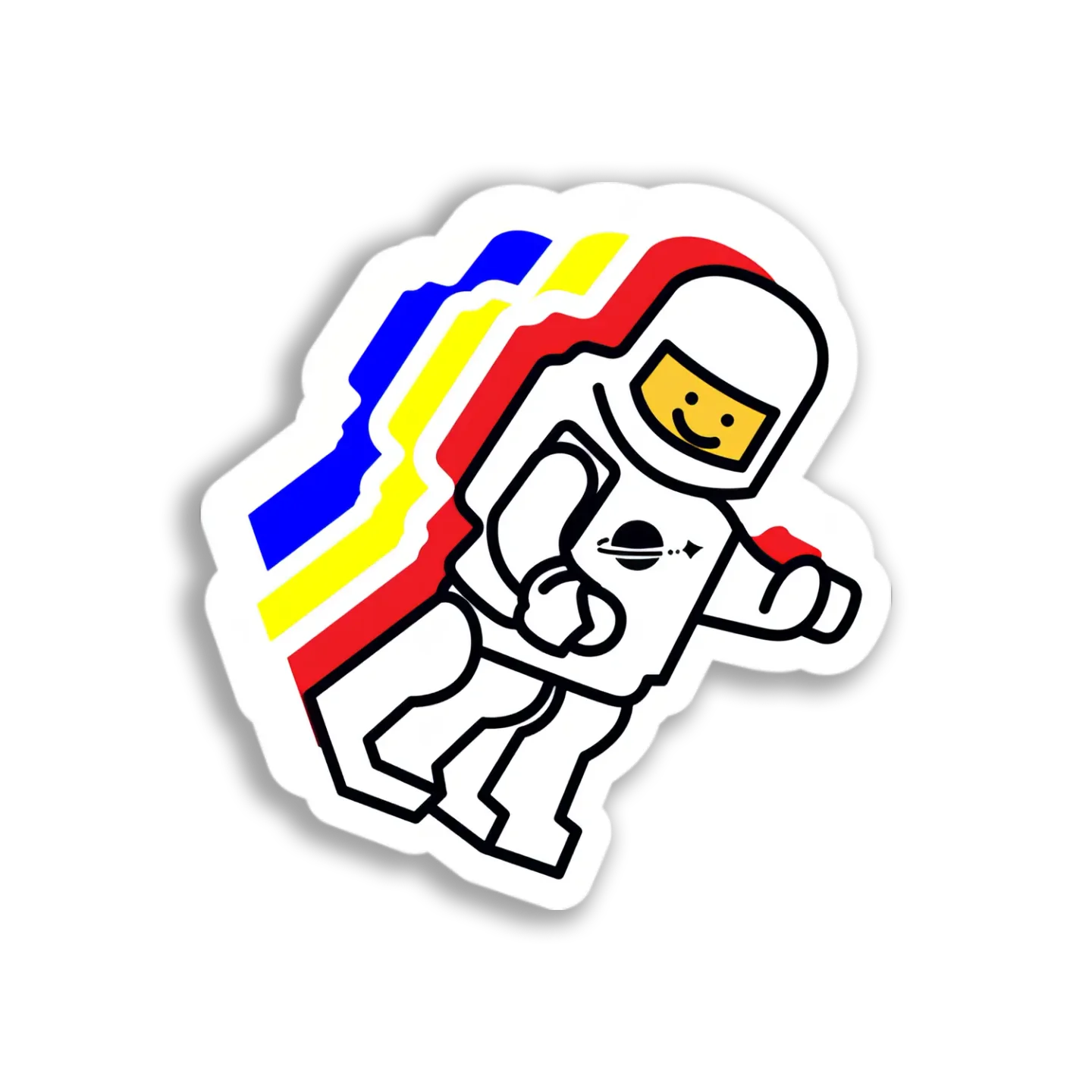 Lego Spaceman Sticker