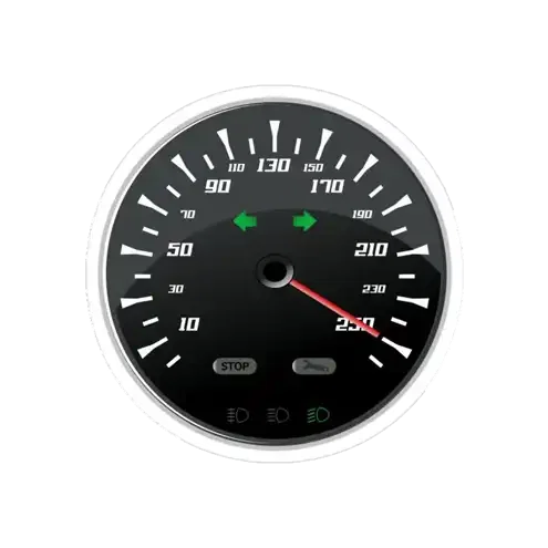 Speedometer Car Sticker