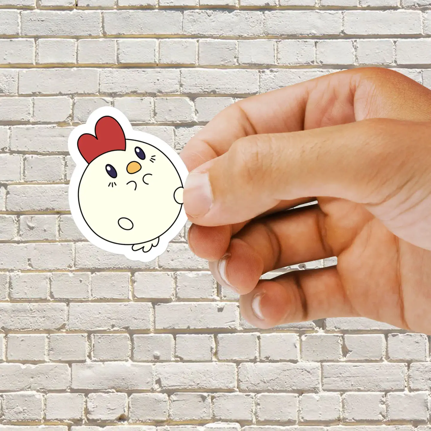Cute Rooster Sticker
