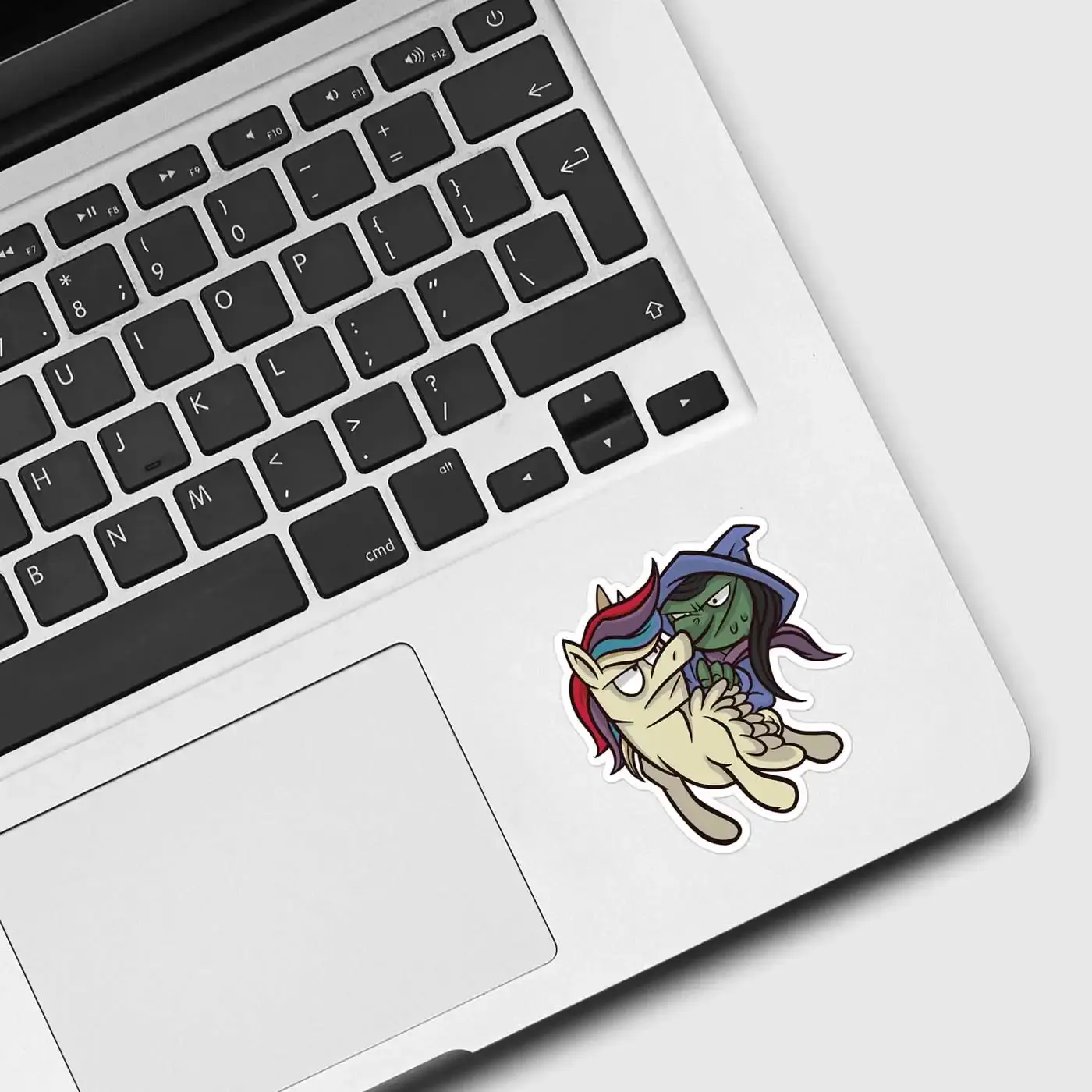 Witch and Unicorn Sticker