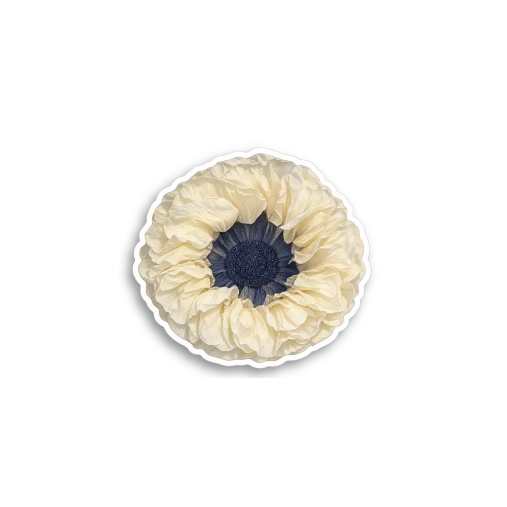Blue Sunflower Sticker