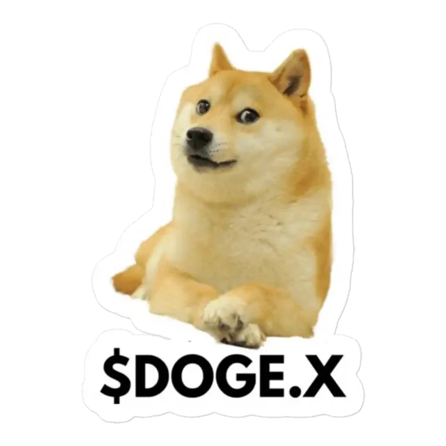 Dogex Crypto Sticker