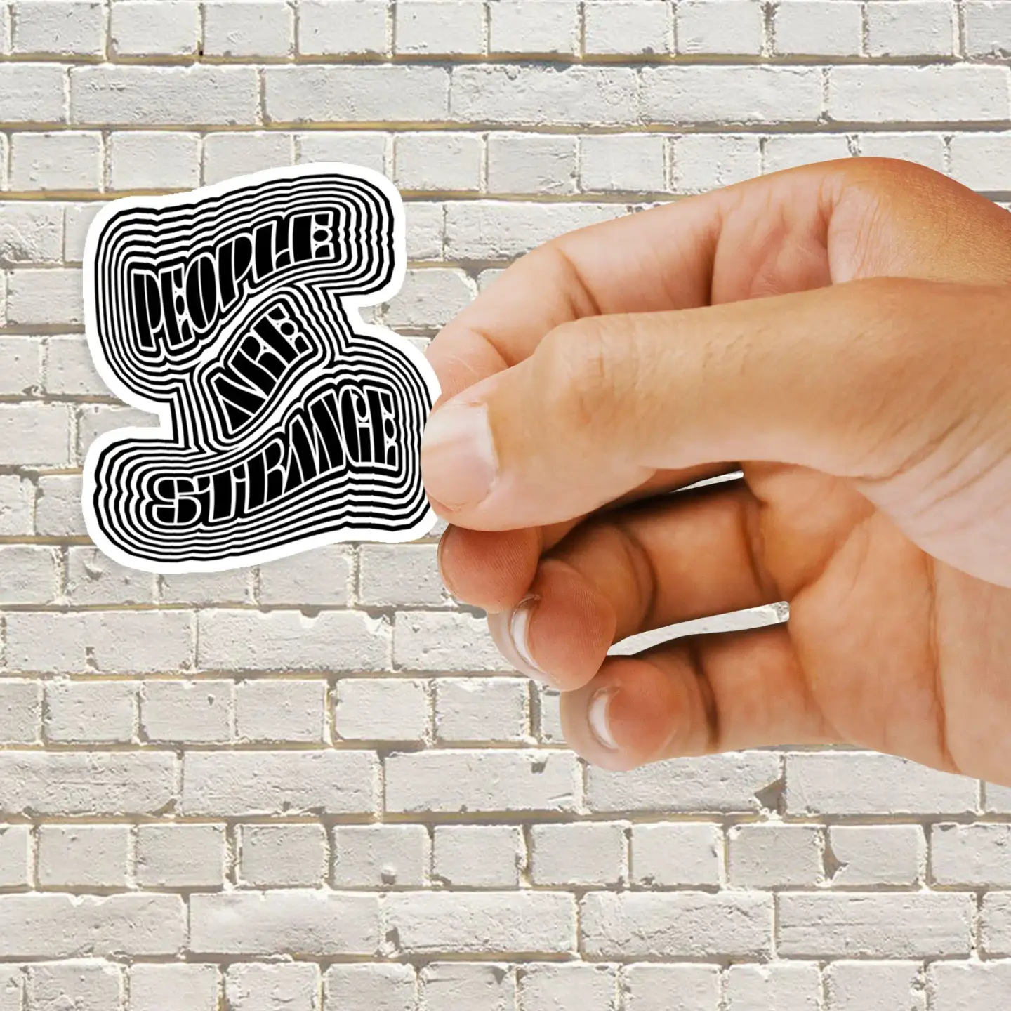 People are Strange Sticker