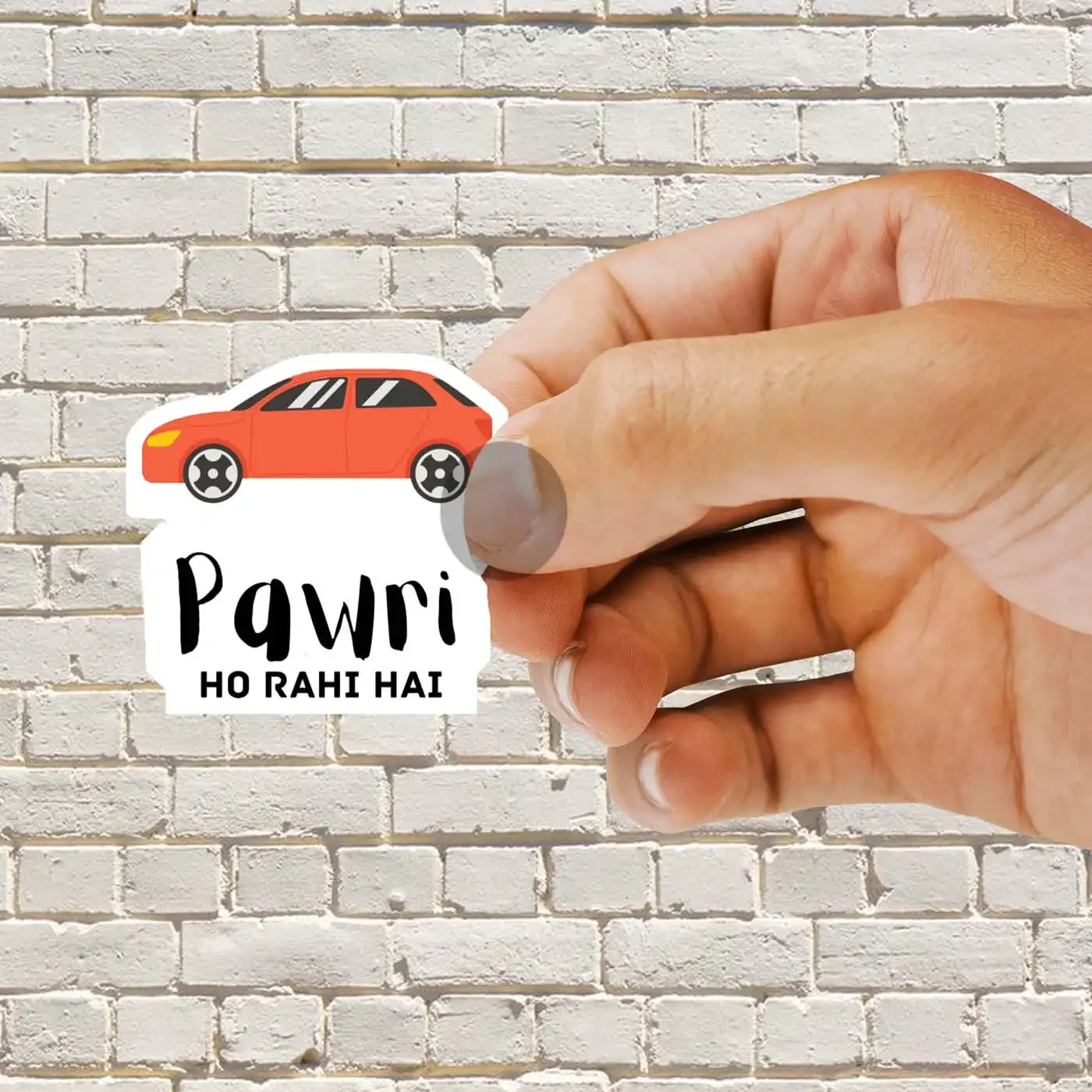 Pawri Ho Rahi Hai Funny Hindi Viral Trend Sticker