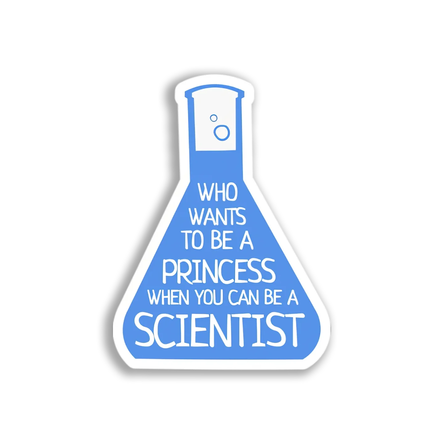 Scientist Beaker Sticker