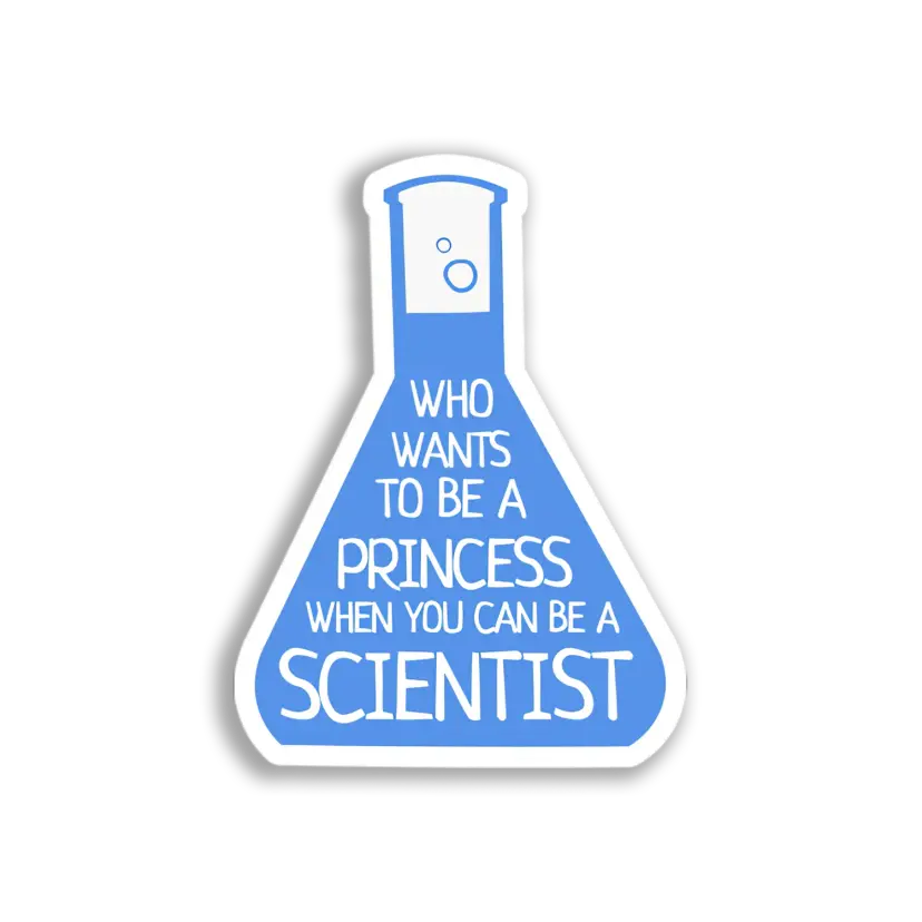 Scientist Beaker Sticker