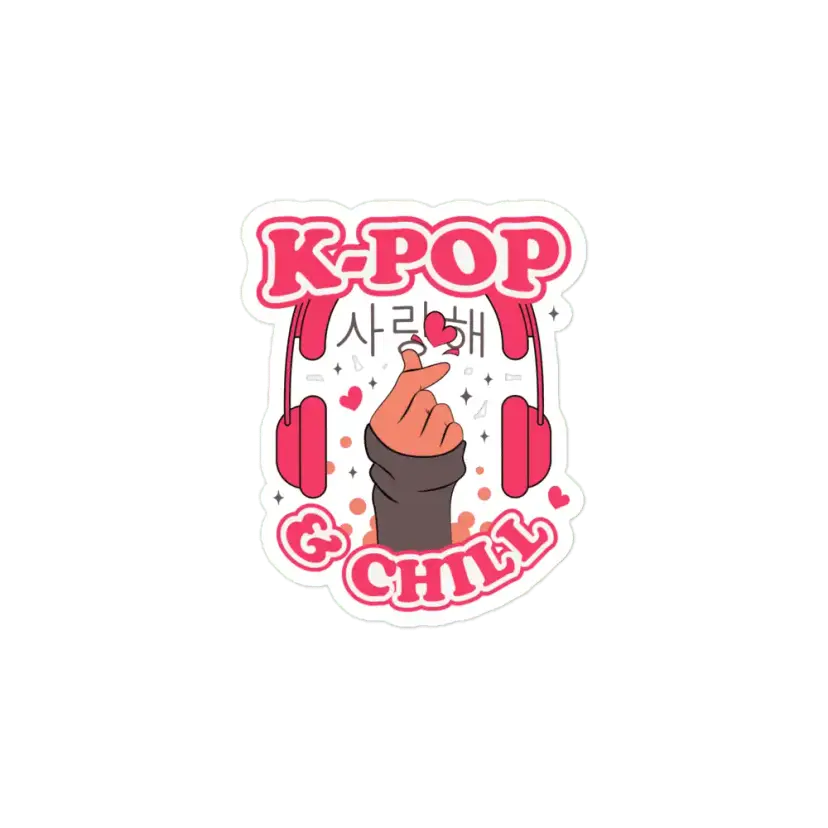 K-Pop and Chill Sticker