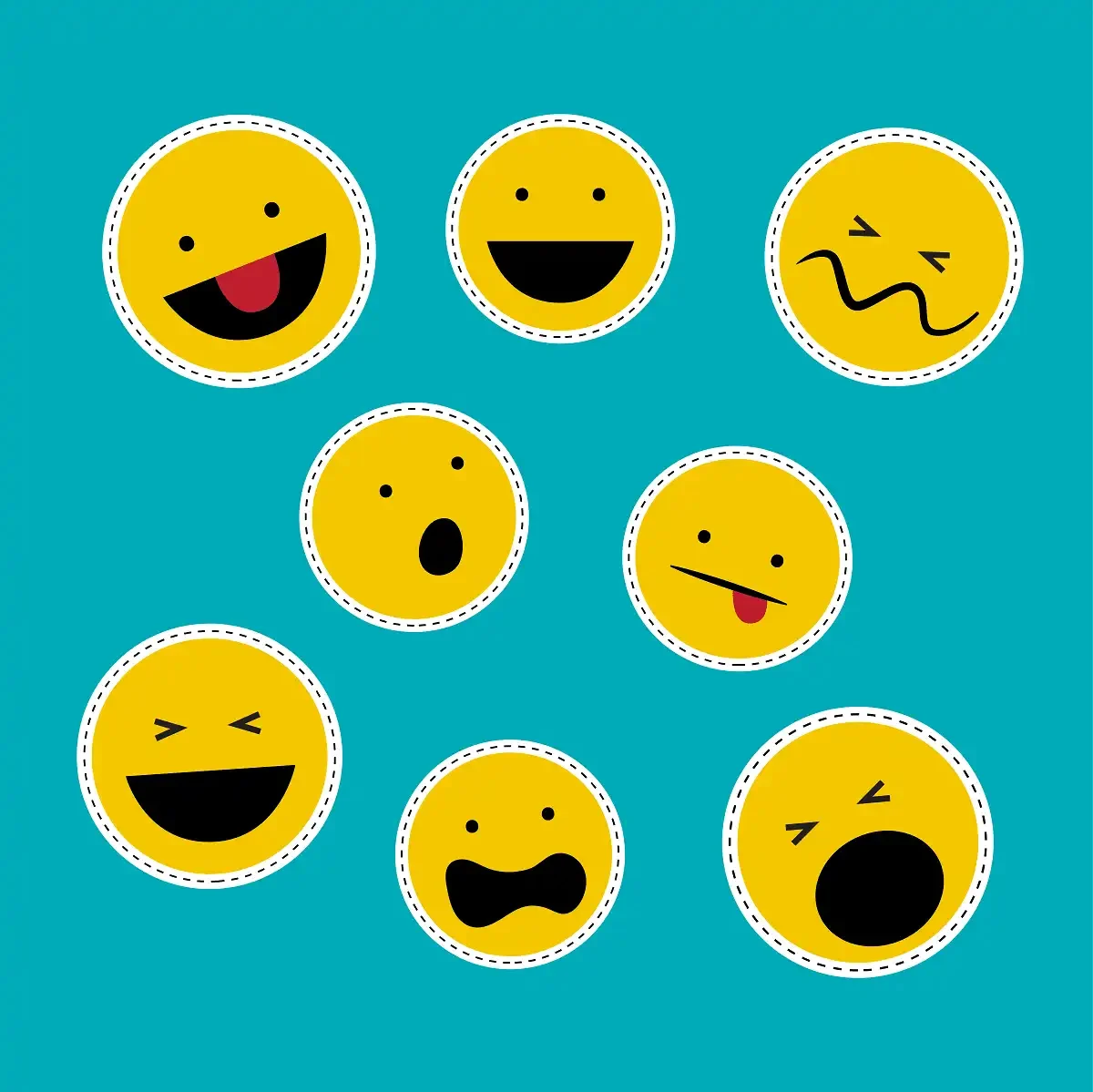 Emoji Patches VSCO Stickers