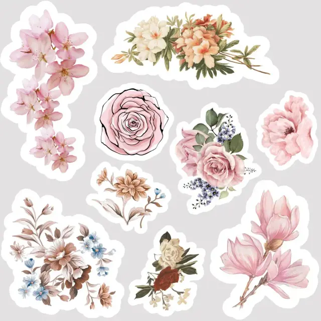 Flower Stickers
