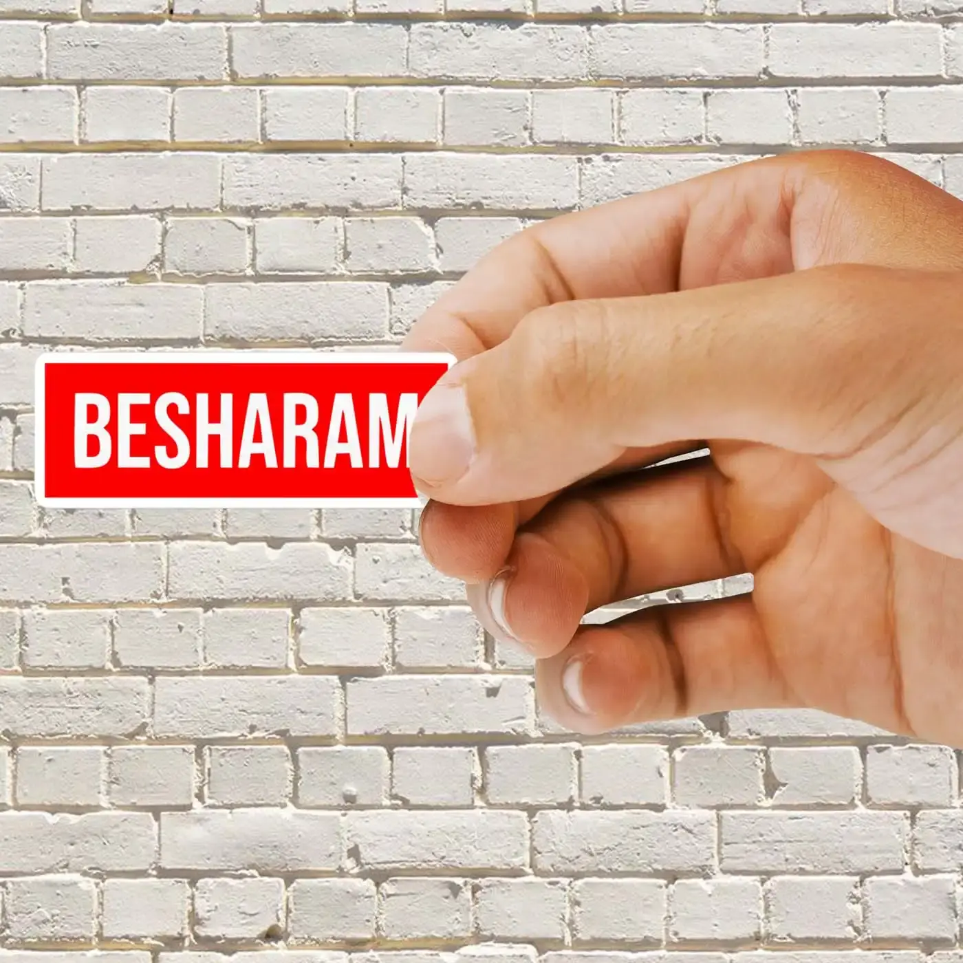 Besharam Sticker