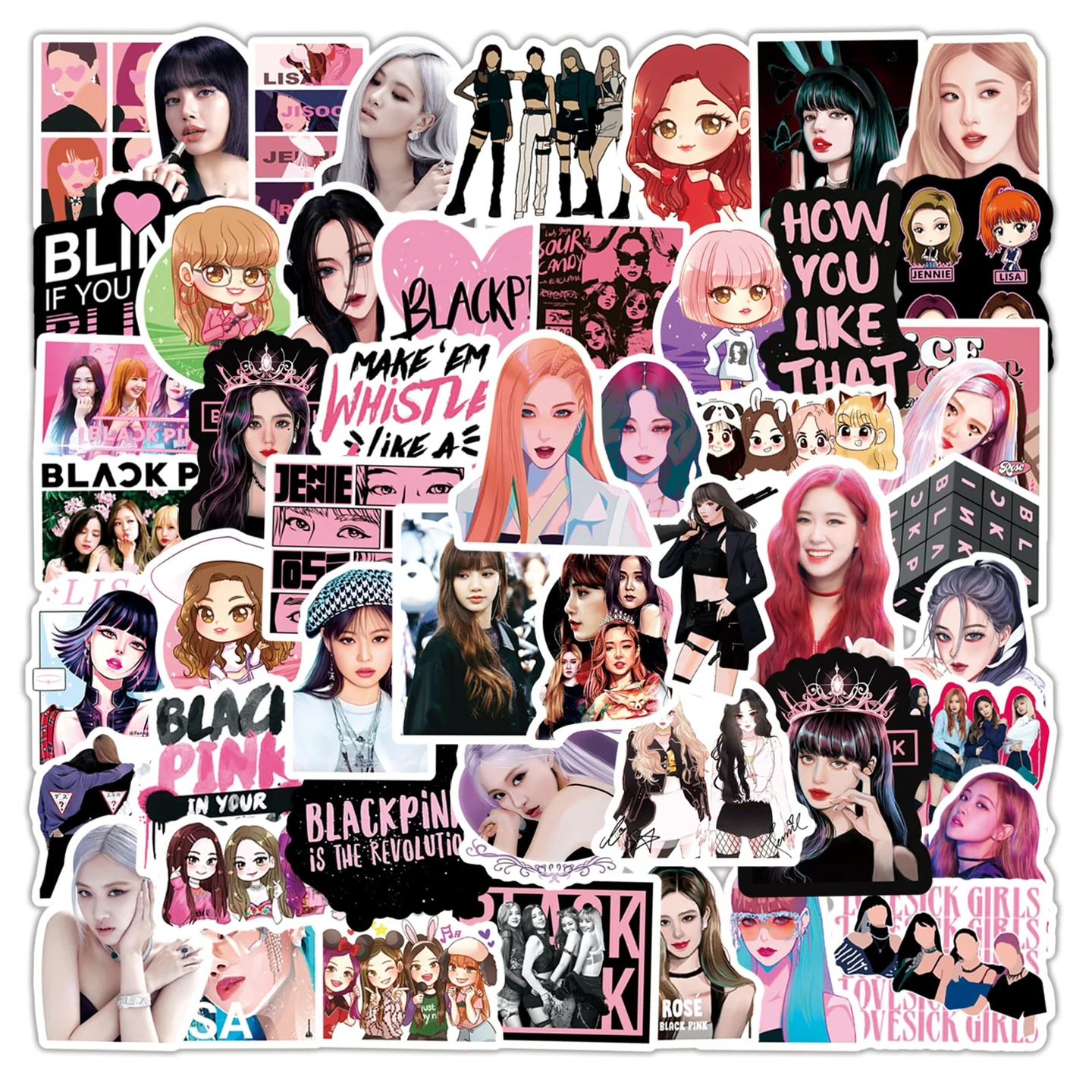 BlackPink Stickers Set of 50