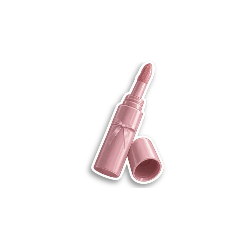 Pink Lip Gloss Sticker