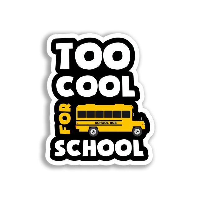 School Bus Graphic Sticker