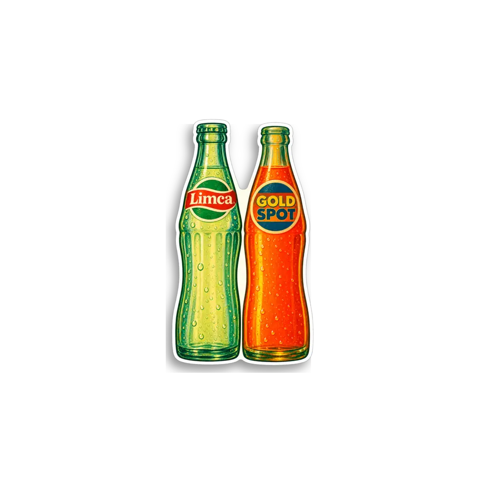 Soda Bottles Sticker