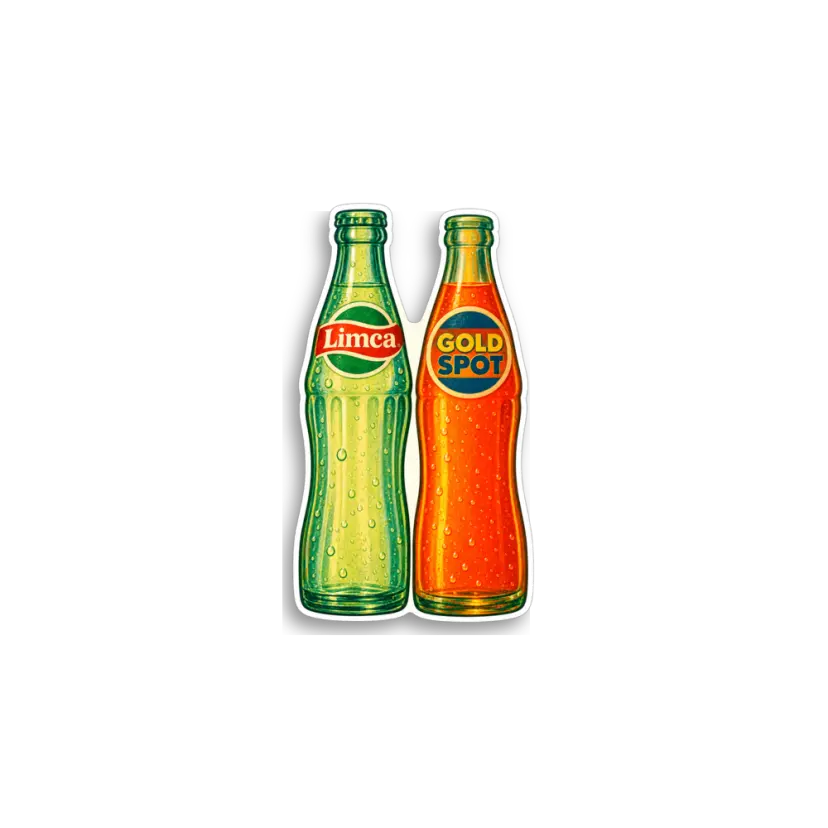 Soda Bottles Sticker