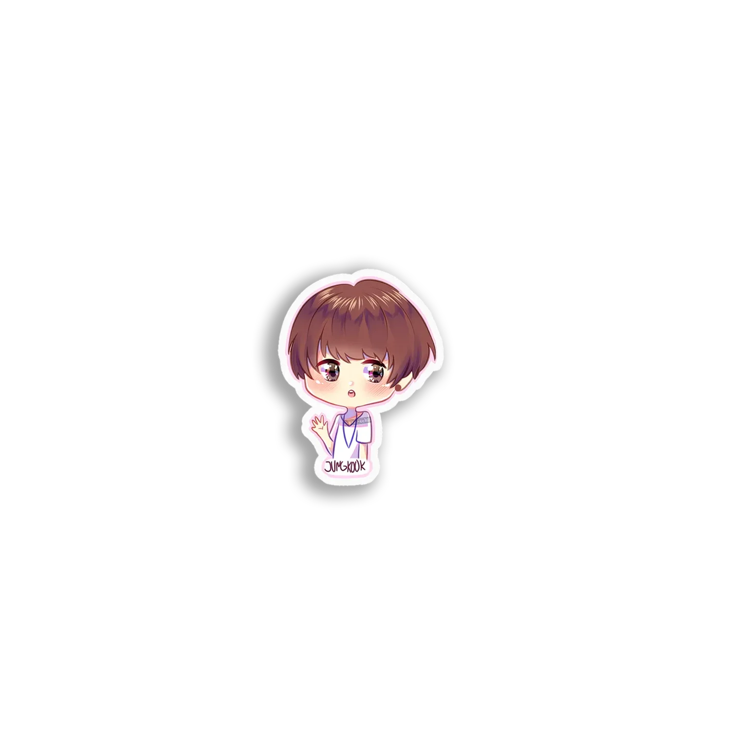 Jungkook Chibi Art Sticker
