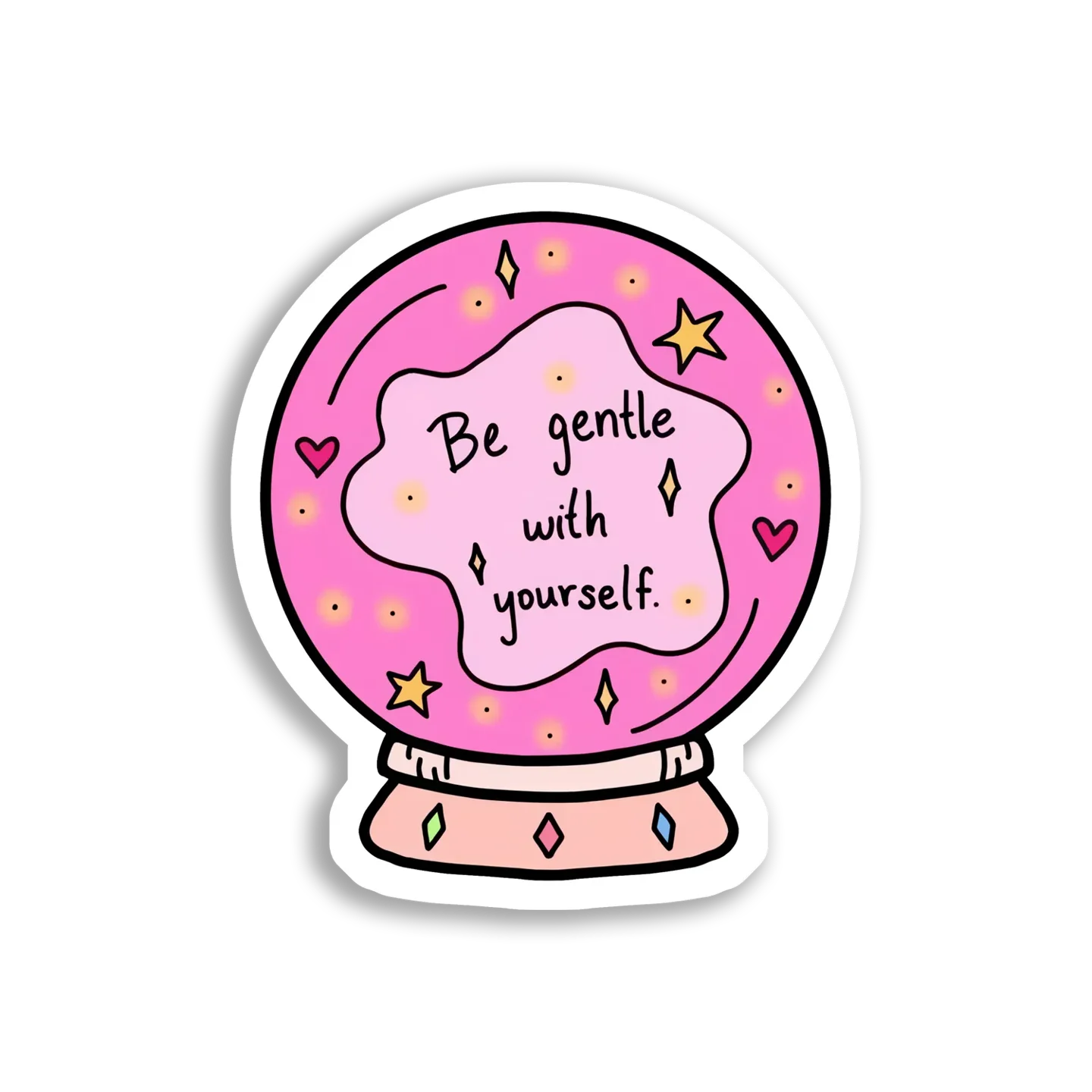 Be Gentle With Yourself Sticker