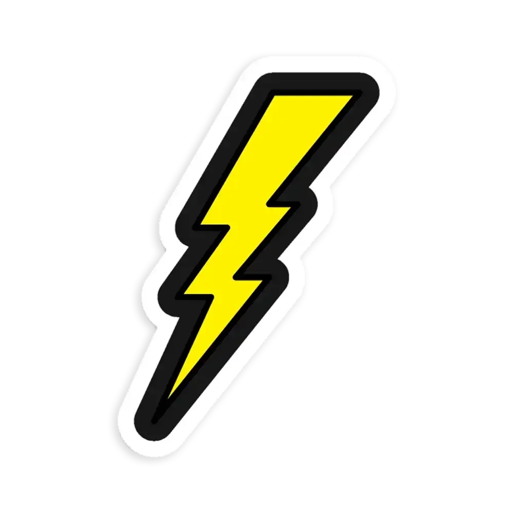 Awesome Bolt Sticker