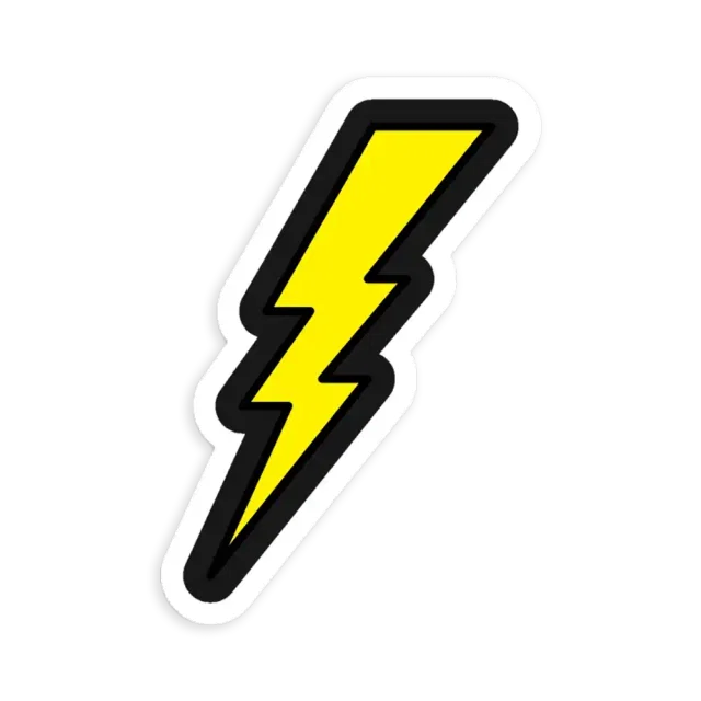 Awesome Bolt Sticker