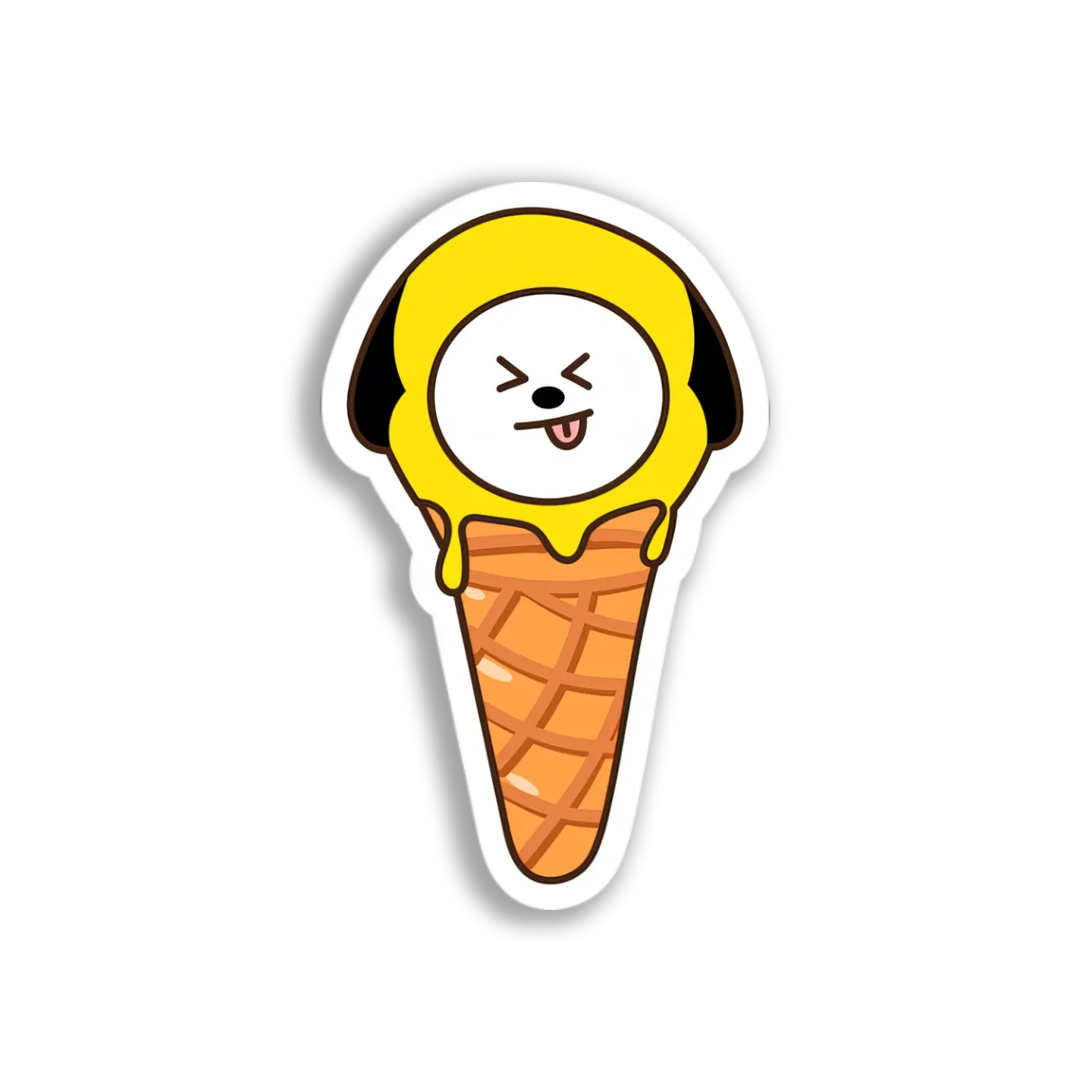 Koya Ice Cream Cone Sticker