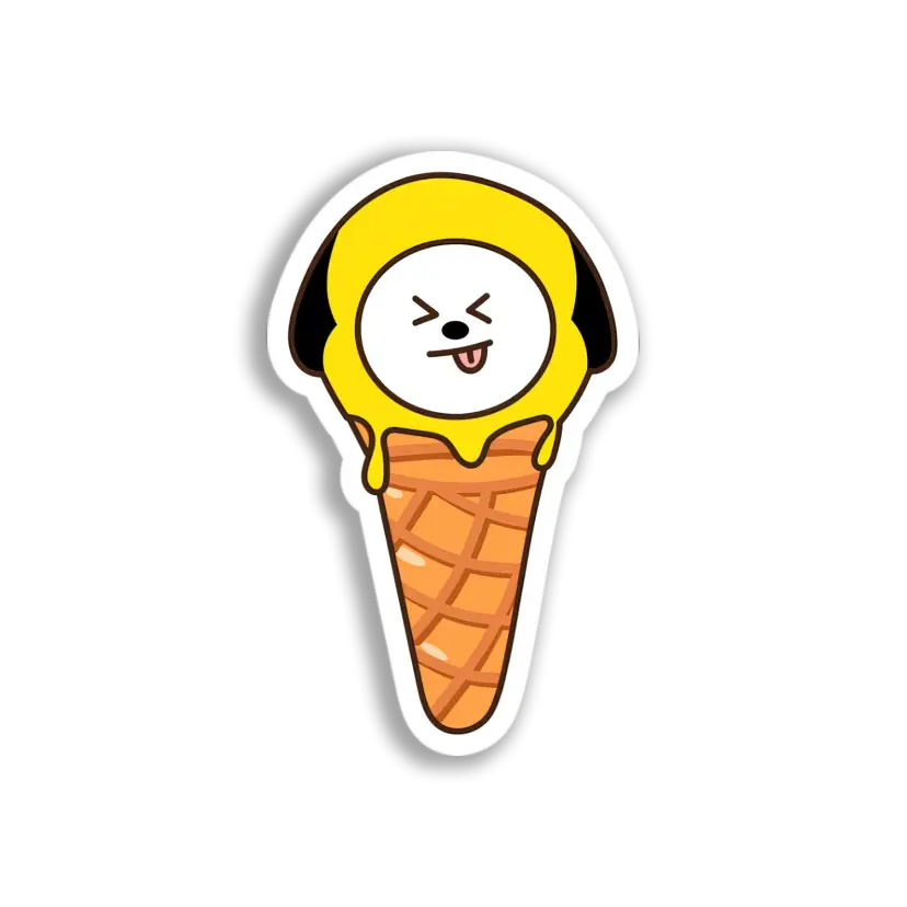 Koya Ice Cream Cone Sticker