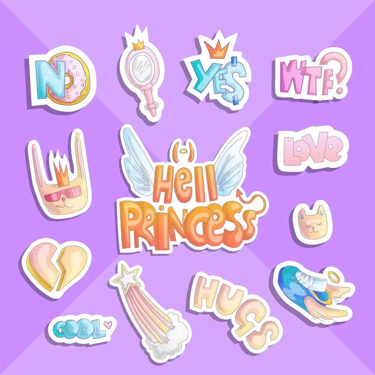 Hell Princess Sticekrs
