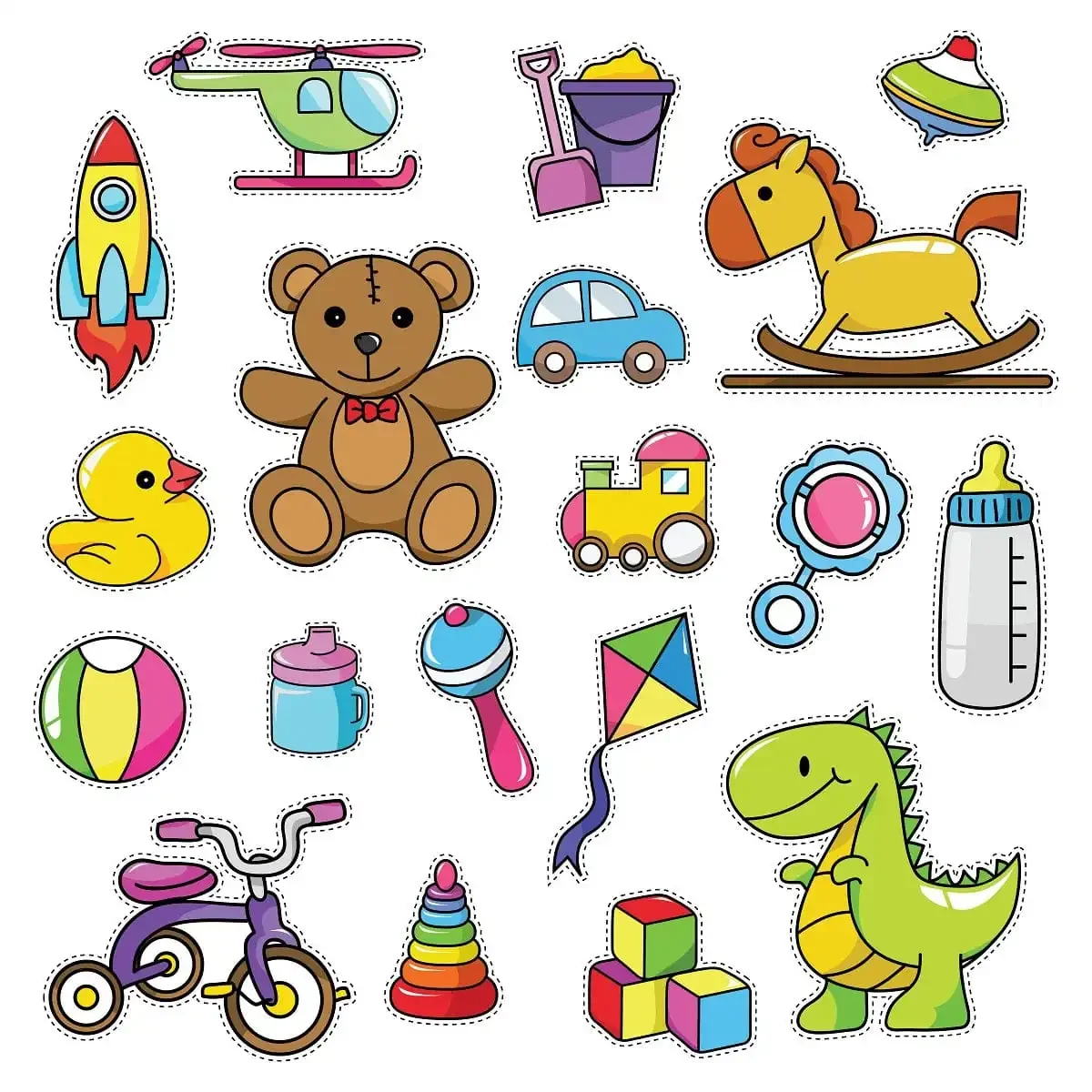 Cute Baby Fashion Stickers