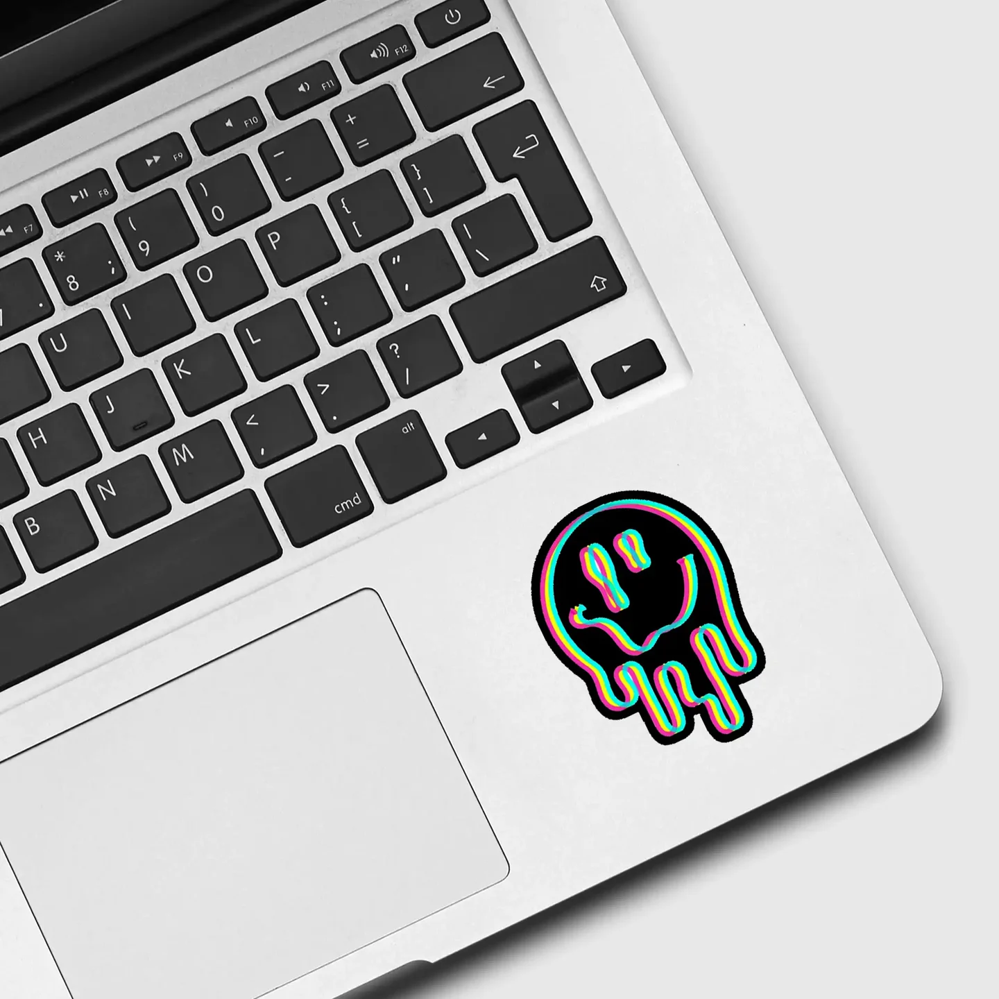 Neon Acid Smile Trippy Sticker