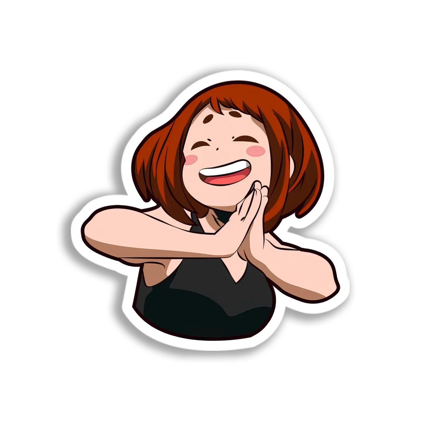 Happy Mina Ashido Sticker